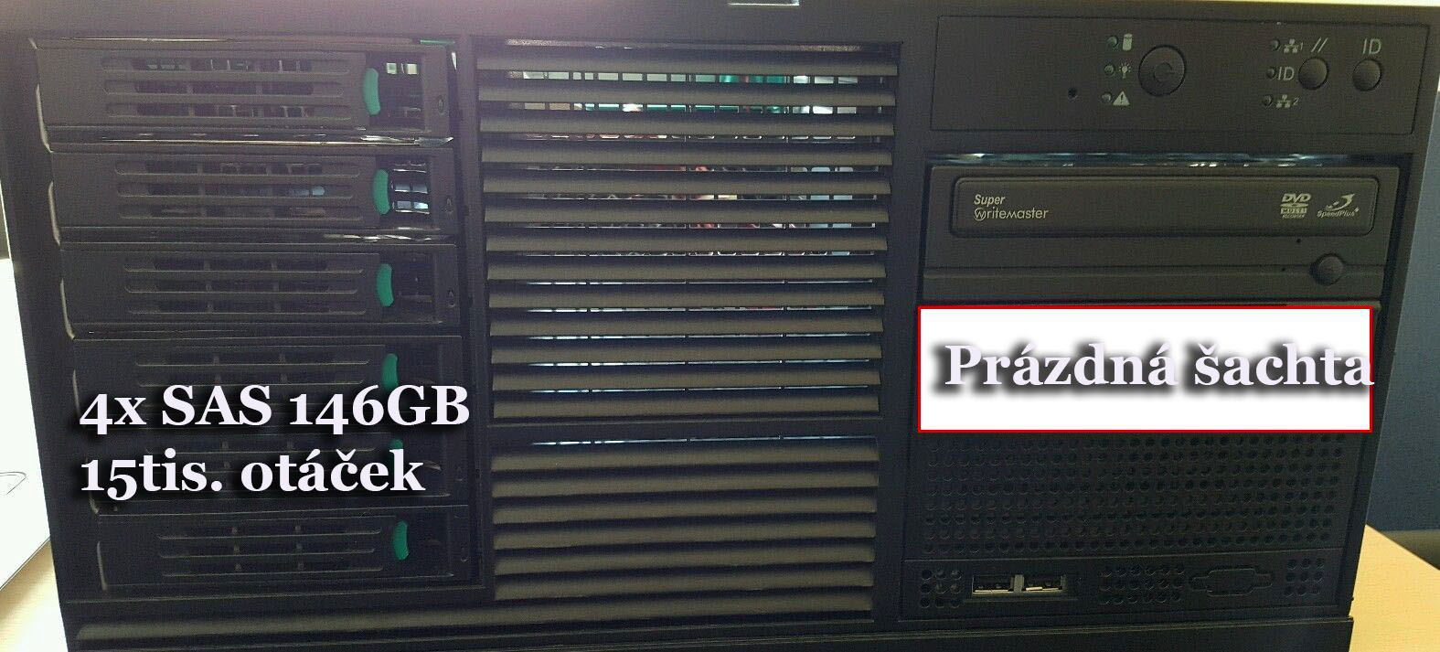 DUAL XEON server / 10GB RAM / 4xSAS